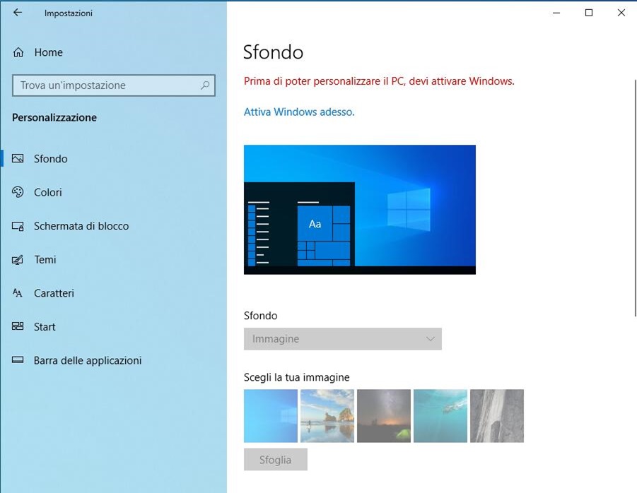 Windows 10 ohne Aktivierung 